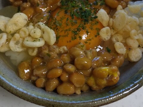 納豆卵かけご飯☆